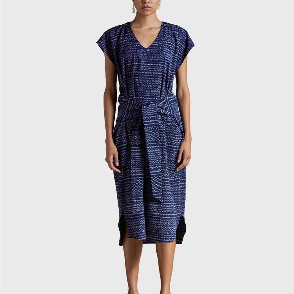 Carla Fernandez One Size Rebozo Dress Purple NWT‎